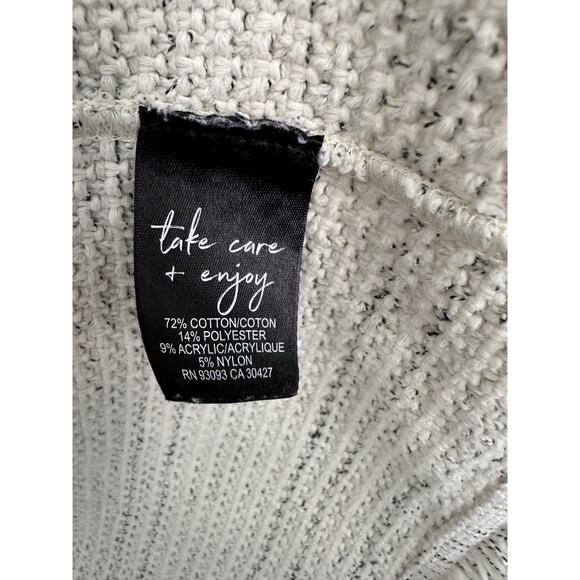 VGUC NIC+ZOE Plus Ribbon Trim Fringe Jacket Cream Navy Waffle size 3X READ - Picture 10 of 14